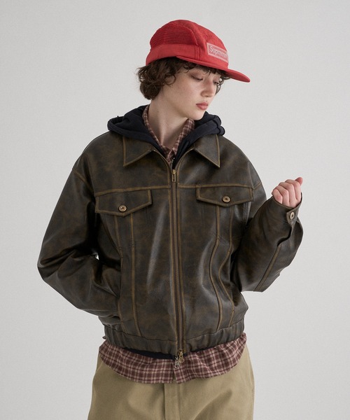 WISH FOR EVER（ウィッシュフォーエバー）の「ARTIFICIAL DOUBLE ZIP