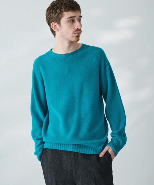 MORRIS & SONS | ジーロンラム クルーネックニット MEN（ニット