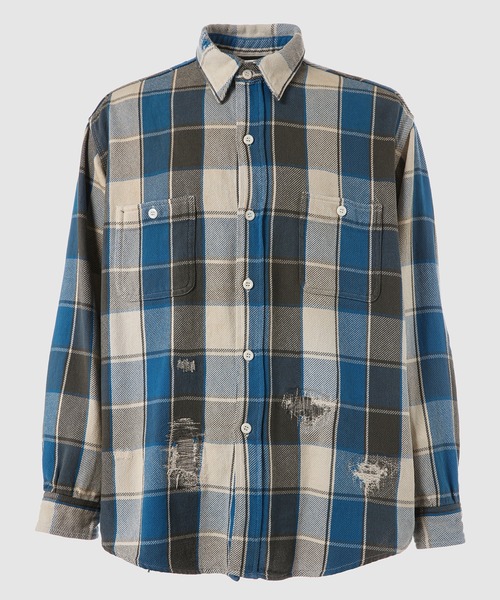 BOW WOW（バウワウ）の「REPAIR AGEING FLANNEL SHIRTS（シャツ