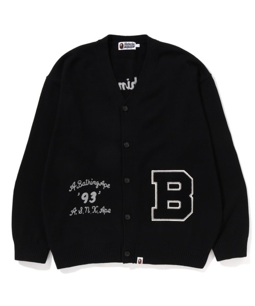 A BATHING APE（アベイシングエイプ）の「BAPE KNIT CARDIGAN M