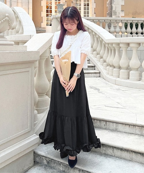 フリルティアードスカート【ZOZOTOWN限定アイテム】（スカート