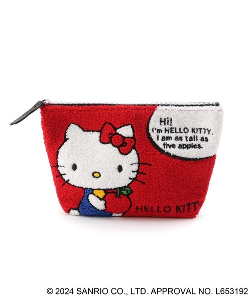 セール】サンリオキャラクターズ さがら刺繍ポーチ ハローキティ