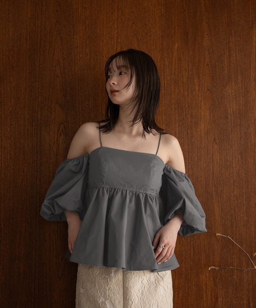 mideal（マイディール）の「volume off shoulder blouse / ボリューム