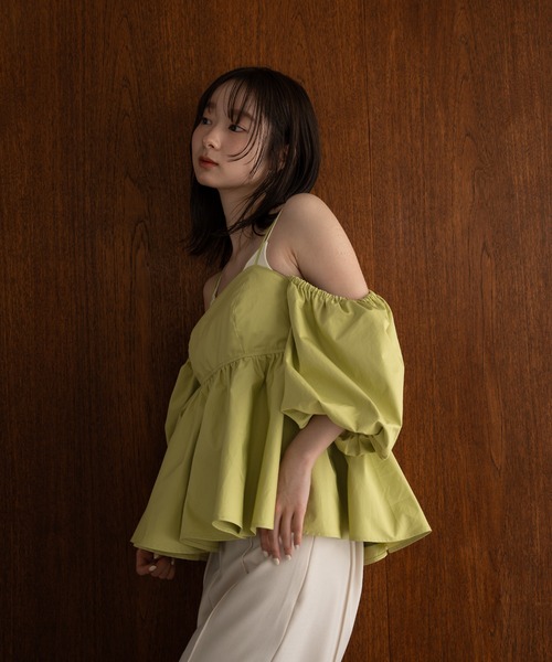 mideal（マイディール）の「volume off shoulder blouse / ボリューム