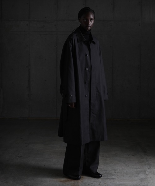 CALLNE（カルネ）の「【CALLNE】 Woolblend Herringbone Staincollar