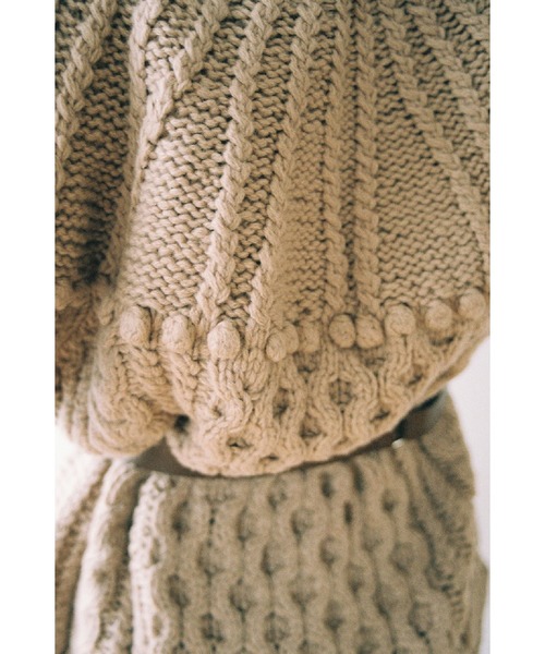 CLANE（クラネ）の「クラネ CLANE / アーチケーブル ハンドニット ARCH