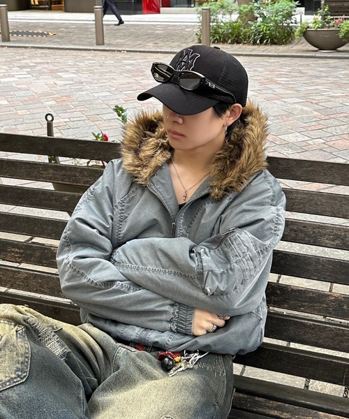 ADAMASTE（アダマスト）の「Vintage Make Short Fur Jacket