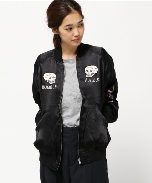 HYSTERIC GLAMOUR（ヒステリックグラマー）の「SNAKE&SKULL刺繍