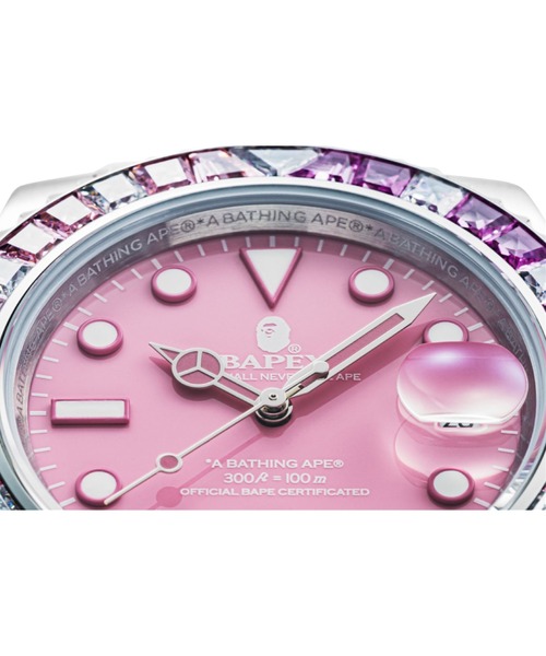 TYPE 1 BAPEX CRYSTAL STONE M（アナログ腕時計）｜A BATHING APE（ア