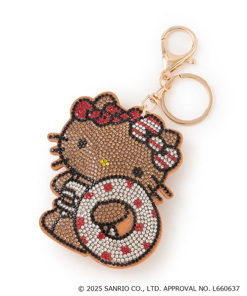 セール】【ハローキティ】日焼け キラキラキーチャーム（その他小物