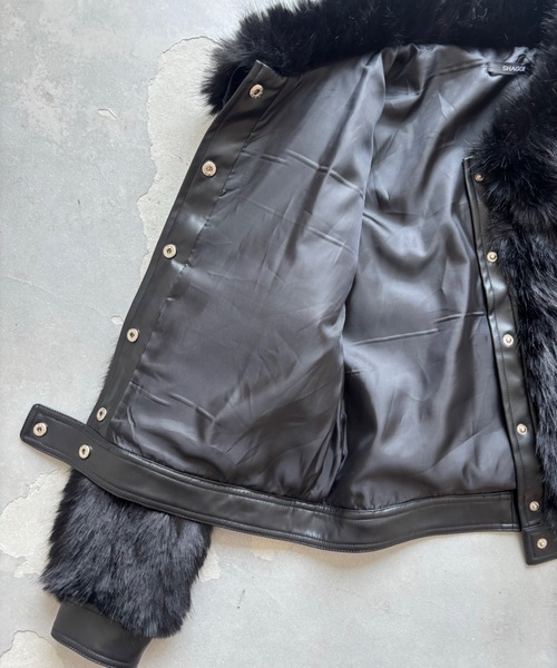 ViVi掲載】ファーブルゾンジャケット/ファーコート（ブルゾン