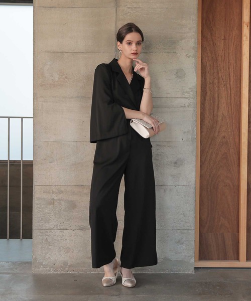 Dorry Doll（ドリードール）の「スリットスリーブオールインワンパンツ