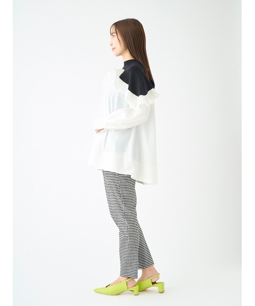 CELFORD（セルフォード）の「バックリボンニットコンビプルオーバー