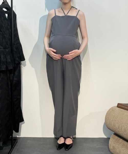 2点セットアイテム】オールインワン×デコラティブチュールトップス