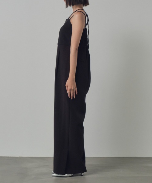 2点セットアイテム】オールインワン×デコラティブチュールトップス