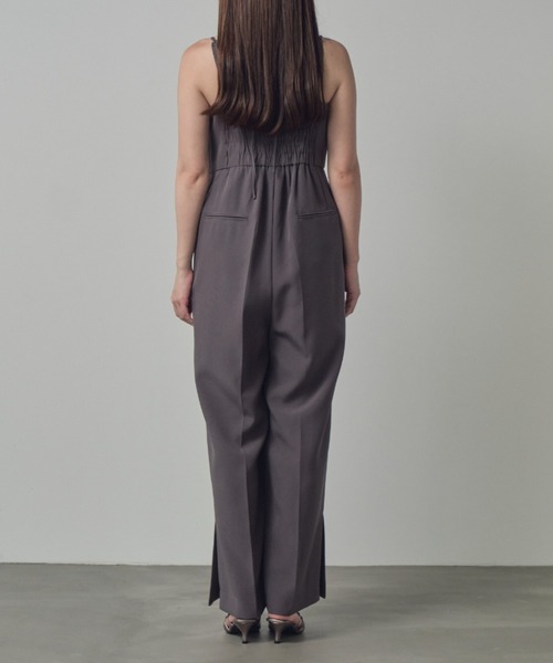 2点セットアイテム】オールインワン×デコラティブチュールトップス