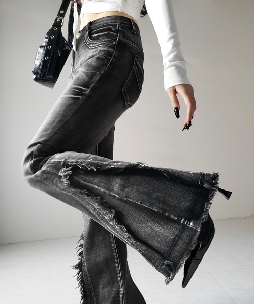 新色＆サイズ追加！3color ／ 4size 】ヴィンテージライクフリンジ