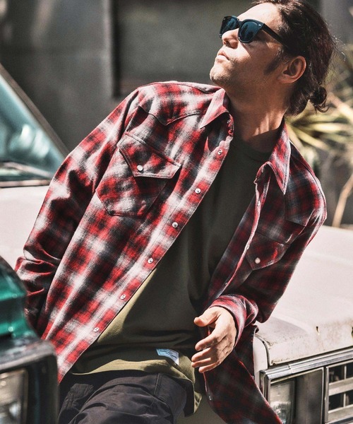 ms6137- WESTERN CHECK SHIRT ウエスタンチェックシャツ（シャツ
