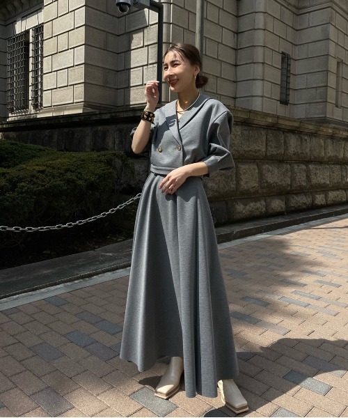Ameri（アメリ）の「SHORT TOP WITH SKIRT DRESS（ワンピース）」 - WEAR