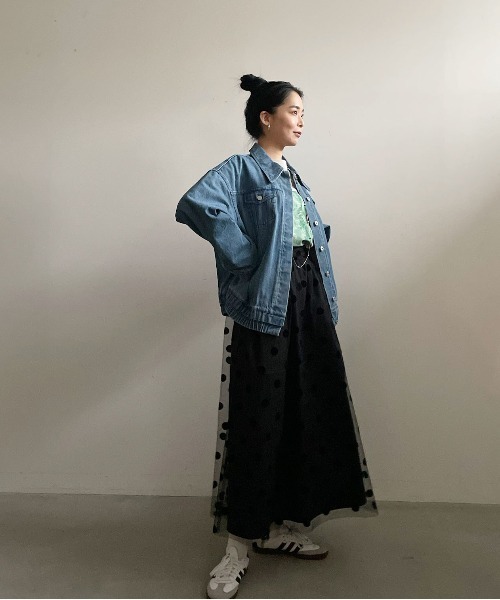 OTONA MUSE DOT TULLE SKIRT（スカート）｜Ameri（アメリ）の