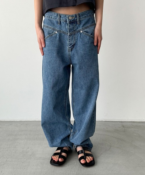 CANAL JEAN（キャナルジーン）の「El mar ヨークデニムパンツ（デニム