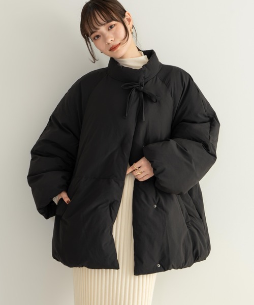 中綿リボンミドルコート（ブルゾン）｜hinari（ヒナリ）のファッション