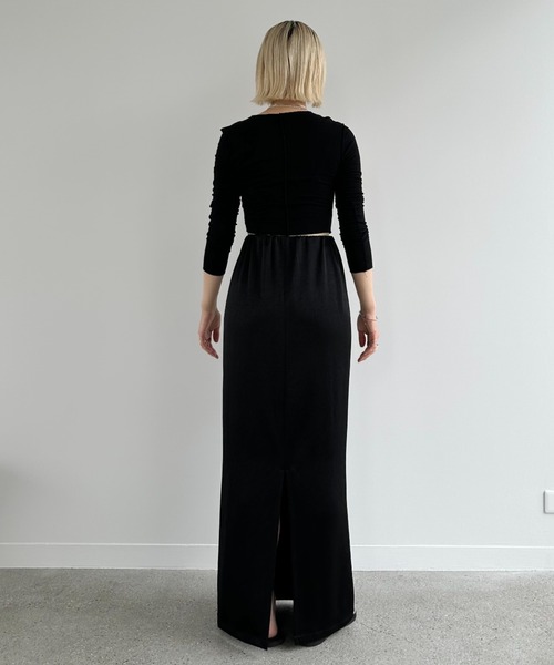 ENOF（イナフ）の「ace long straight skirt（スカート）」 - WEAR