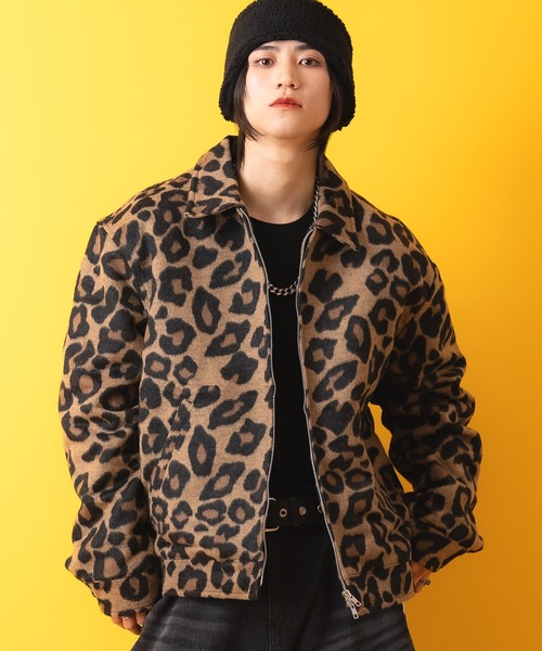 a.p.o.v. レオパードファーオーバーサイズジャケット （ブルゾン