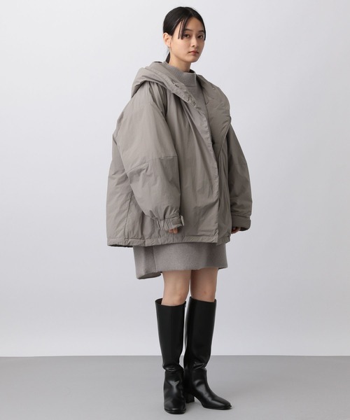 A part by（アパートバイ）の「エアサーマルフードブルゾン（ダウン