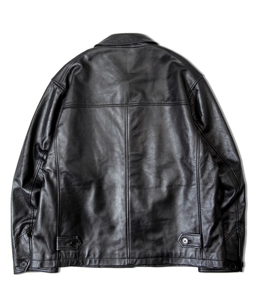 SKOOKUM.JE LAMB LEATHER CAR COAT（ライダースジャケット）｜SKOOKUM