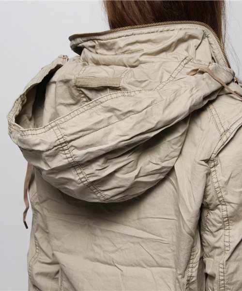 goa（ゴア）の「ビックフードジャケット（ミリタリージャケット）」 - WEAR