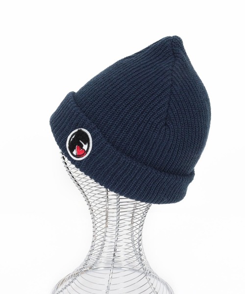 mko13110-Logo Patch Knit Cap ニット帽(F25F320)（ニットキャップ