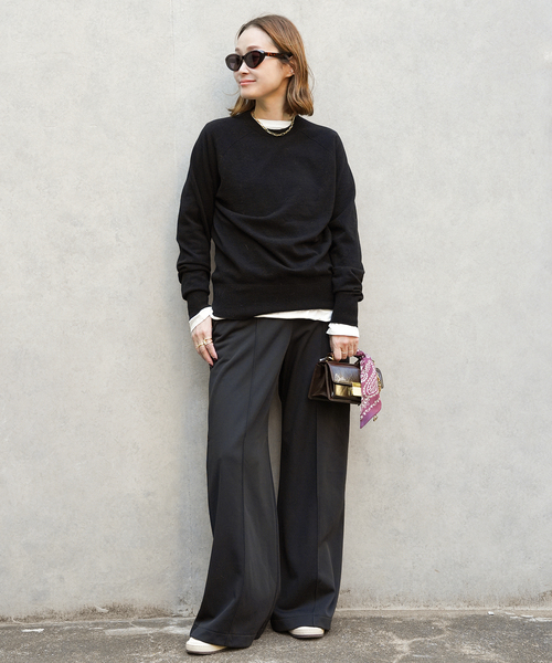 CAPRI クルーネック プルオーバー（ニット/セーター）｜capri（カプリ