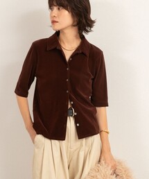 シャツ/ブラウス（ブラウン/茶色系・ベロア）ファッション通販 - ZOZOTOWN