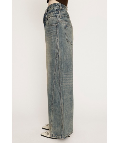 SLY（スライ）の「LAYERED STRAIGHT PT-C レイヤード ストレート