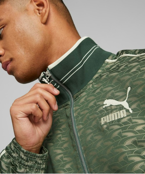 PUMA（プーマ）の「PUMA/プーマ モノグラム トラックジャケット
