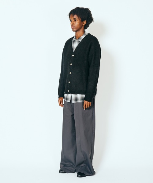 TOWNCRAFT / タウンクラフト VINTAGE MOHAIR STRIPE CARDIGAN ウール