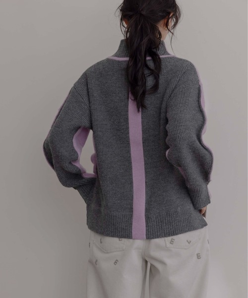 ラインデザイン配色ニット Eimee Law│Eimee Law & LHELBIE 公式