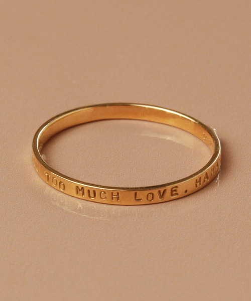ゴールドメッセージリング3（リング）｜little emblem（リトル