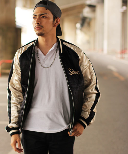 schott（ショット）の「Schott/ショット/SOUVENIR JACKET SNAKE SCHOTT