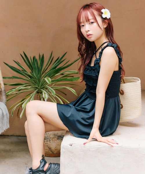OLIVE des OLIVE（オリーブデオリーブ）の「フリルキャミswim wear