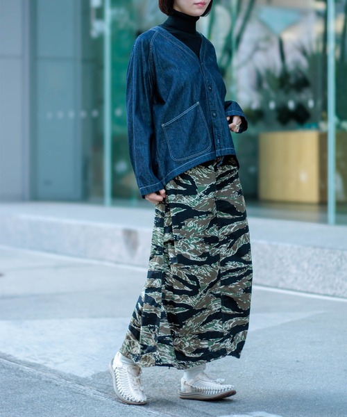 D.M.G. / ディーエムジー] 6ozデニム ワークシャツカーディガン