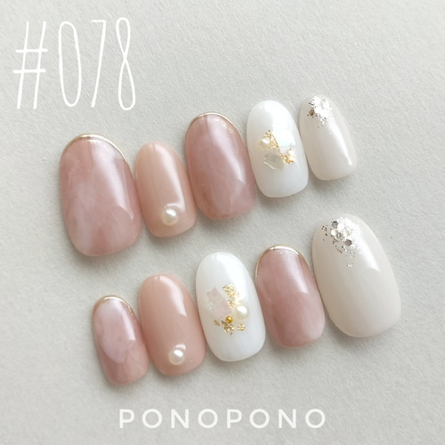 ネイルチップ №078 ネイルチップ（つけ爪） PONOPONOnails 通販