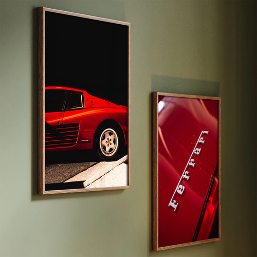 フェラーリ ferrari アート ポスター】車 ウォールデコ おしゃれ 写真