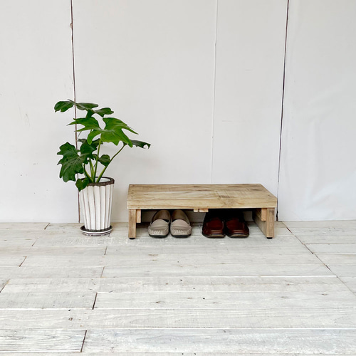 リサイクルウッド☆玄関踏み台 幅90cm RW0249 その他家具 cafemoku