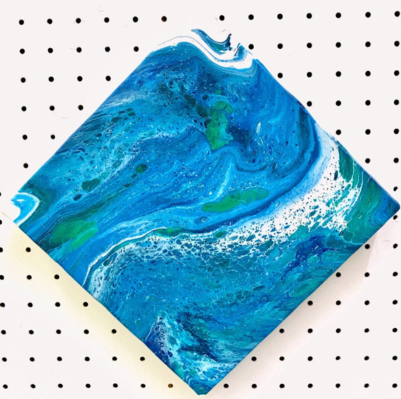 青の雫】フルイドアート 絵画 抽象画 アート 絵画 美蘭 通販 8947467