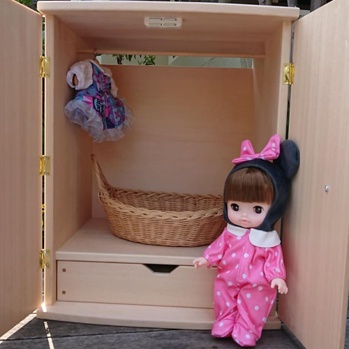 クローゼット【本格的！】あなたの大切なドールやぬいぐるみ用に
