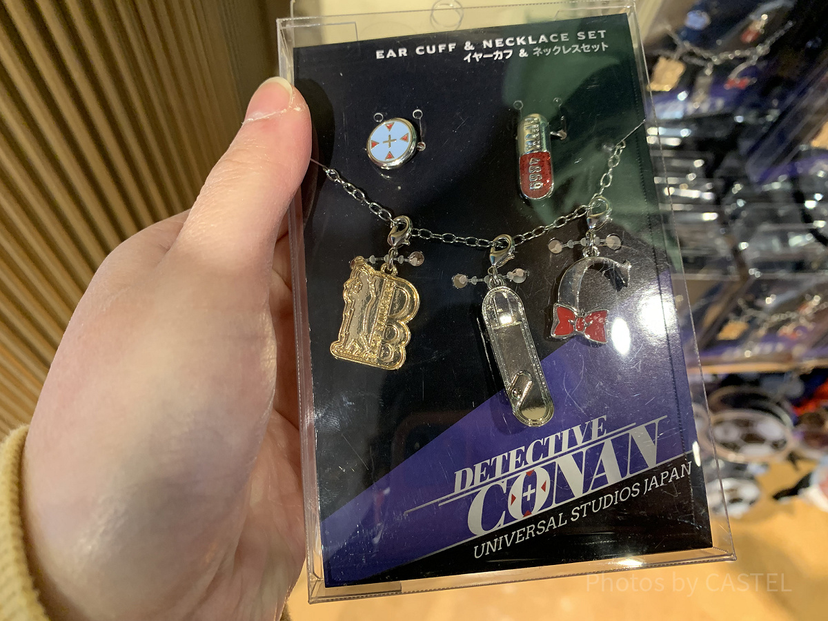 イヤーカフ&ネックレスセット（USJ×名探偵コナングッズ2024