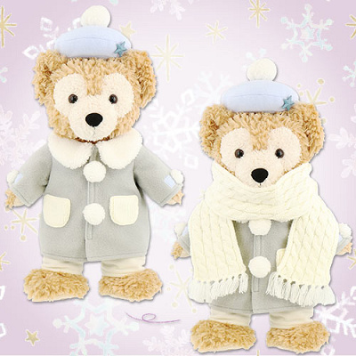 クリスマスダッフィーぬいぐるみ雪柄コスチューム クリスマス