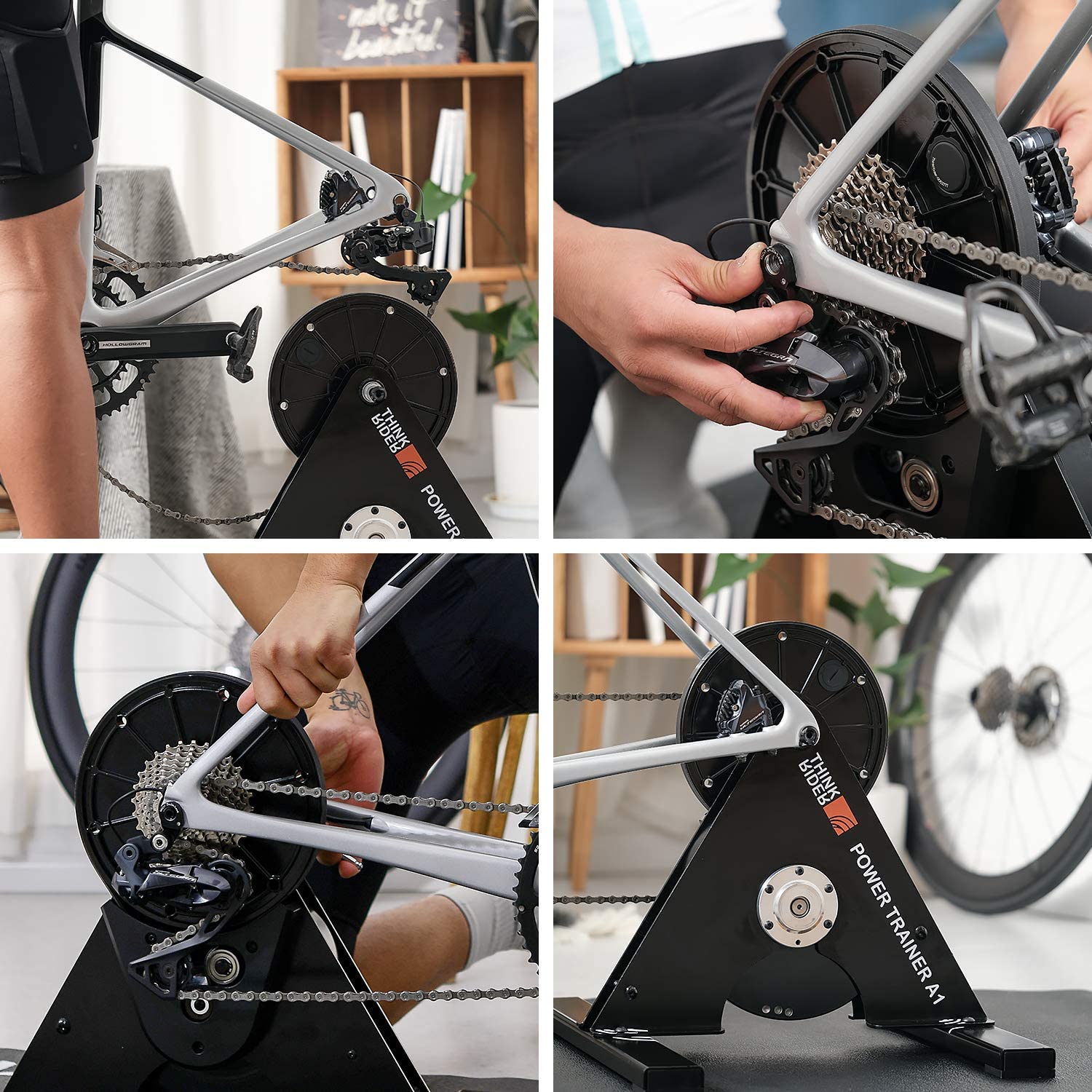 ThinkRider A1 Direct Drive Bike Trainer Stand for Indoor Riding